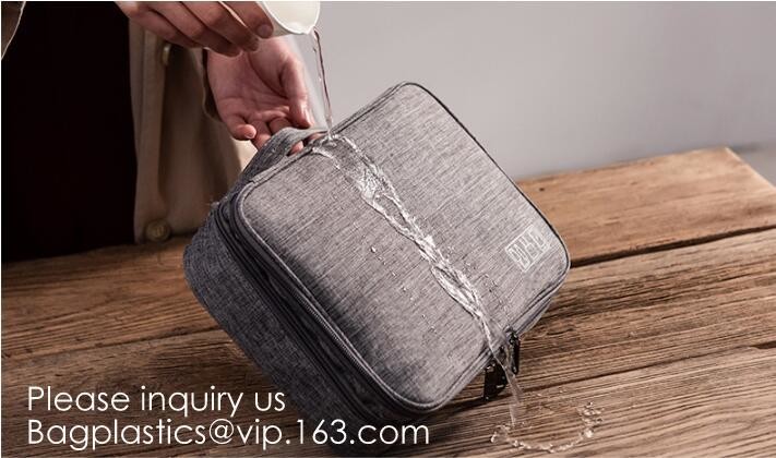 Portable custom logo printed Transparent Makeup Window Women Makeup Pouch Travel Clear Cosmetic bag Travel Cosmetic Bag