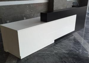 Quality Contracted Style Fashion Retail Store Checkout Counters Black And White Color wholesale