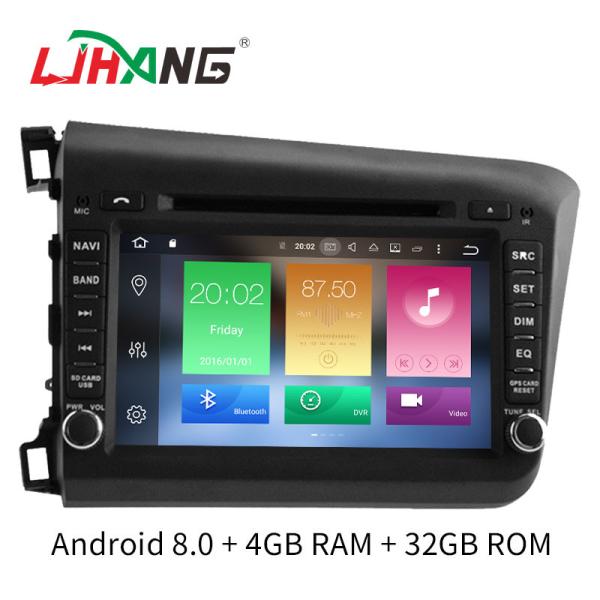 Android Flip Out Car Dvd Player With Gps , 4*50W Car Dvd Player For Honda