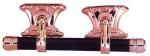Bronze Color Casket Swing Bar H Size Customized For Wooden / Metal Casket