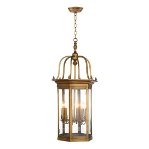 Quality Antique brass lantern chandelier for indoor home Decoration (WH-PC-21) wholesale