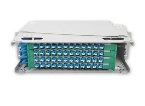Quality ODF Optic Distribution Unit Singemode 48 Port Fiber Optic Patch Panel LC wholesale