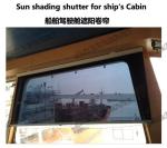 Cruise ship, cockpit, sunshade, shutter, cockpit, sunshade, blinds