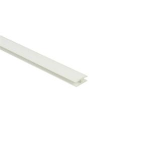 Quality Wide Flexible H Channel Extrusion Profile White wholesale