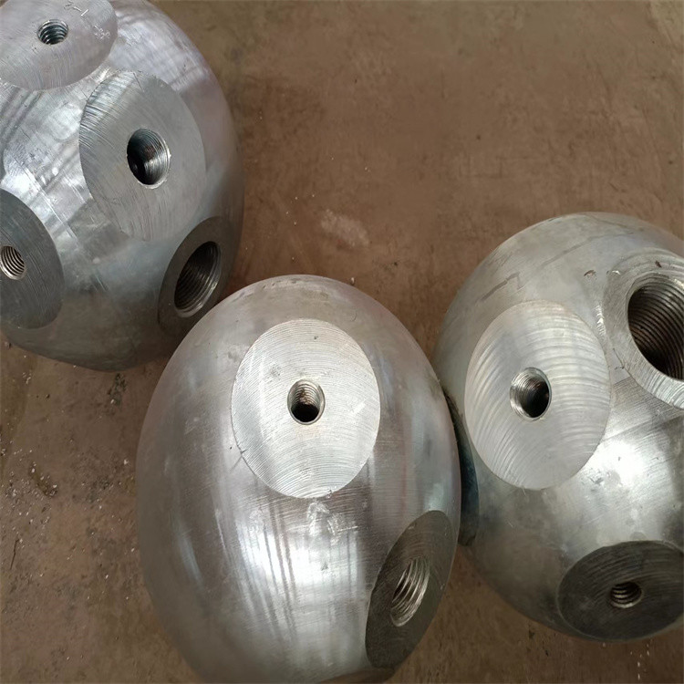 Q345 Ukuran Ball Joint Space Frame Node Cutting Easy Assemble For Buildings