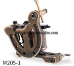 Copper Shrapnel Liner Machine Tattoo , Pure Brass Tattoo Machine Gun Lightweight