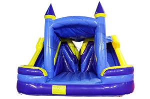 Quality Large Commercial Inflatable Bounce House With Double Slide Water Resistant wholesale