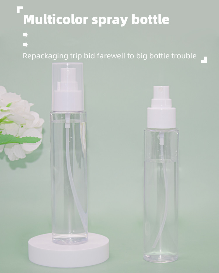 100ml PP+PET Plastic Spray Bottle For Personal Care Perfume Essential Oil Packaging skin care packaging UKP20