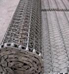Stainless Steel Metal Chain Conveyor Belt Mesh Sprocket Driven
