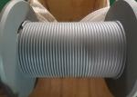 Tower Crane Winch Grooved Drum With Brake Belt Customized