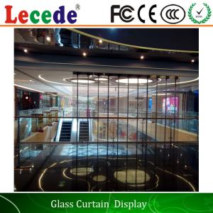 Quality Full Color Transparent Led Video Wall for Buildings / Office Buildings wholesale