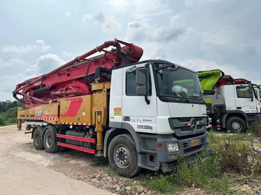 Concrete Pump Truck 38m Concrete Boom Pump Heavy Equipment Truck Mounted Pump Construction Machinery