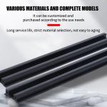 5mm To 1000mm ABS Profile ASA Profile PE Extrusion Plastic Wear Strip Abrasion