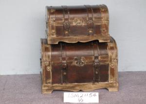 Quality Vintage Handicraft L51 Wood Storage Trunks Chests wholesale