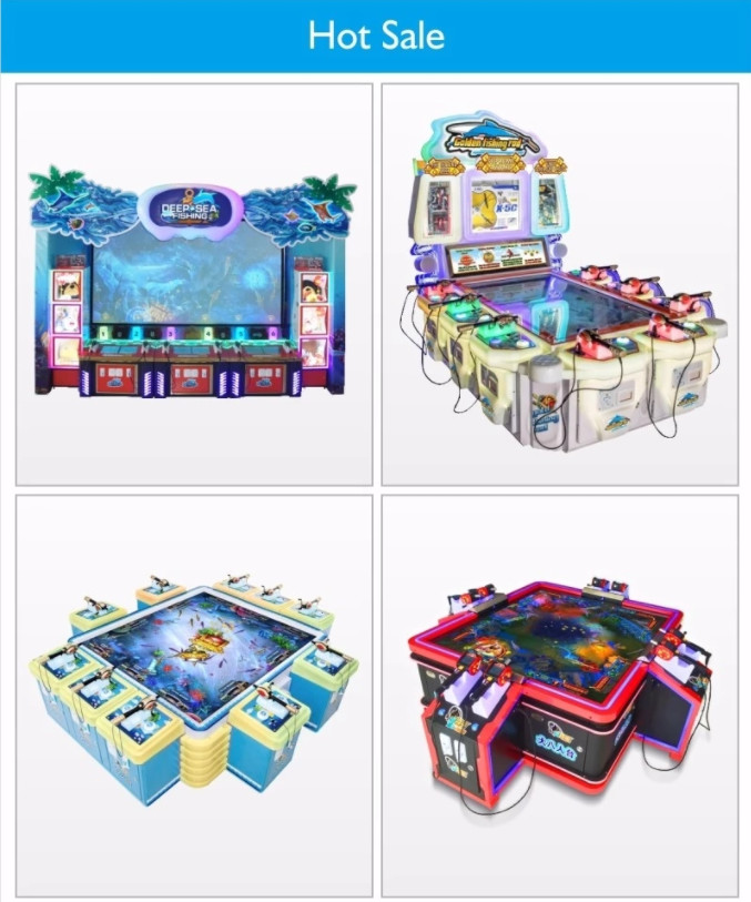 Kids Video Fish Table Game Machine For 8 Players 260*165*203cm