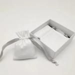 Gold Foil Drawstring Gift Pouches Shipping Jewelry Packaging Bag With Logo