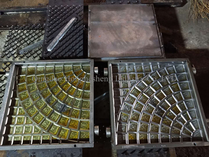 250T Rubber Tile Making Machine 800x800mm 1000x1000mm Hot Press Machine