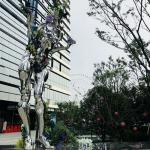 Mirror polish man stainless steel sculpture with varnish,Stainless steel