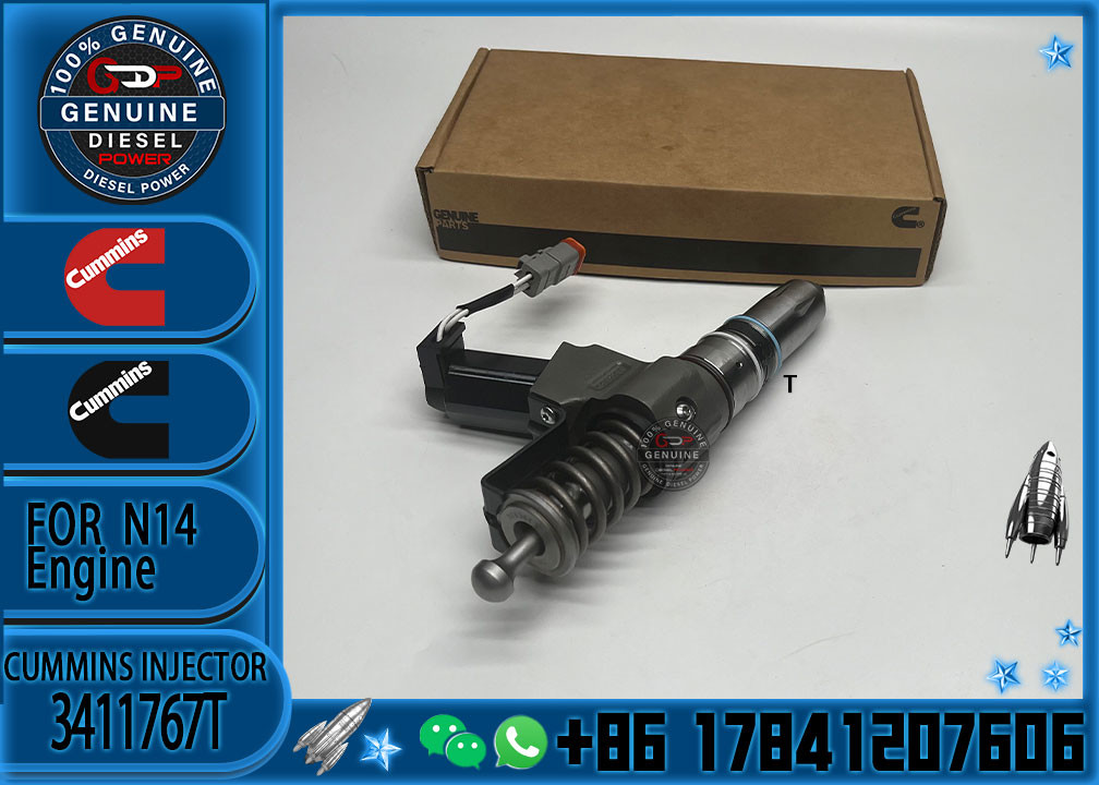Brand New Diesel Common Rail Diesel Fuel Injector 3411765 3087560 3411767T For Cummins QSN14 N14