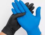 Food Processing Disposable Nitrile Examination Gloves Bacterial Penetration