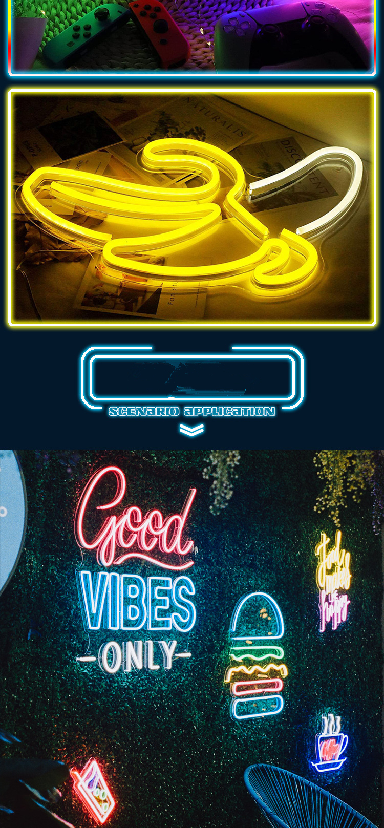 Dropshipping Neon Sign Custom Signs High Quality Acrylic The Neon light LED For Advertising Holiday Decoration