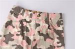Elastic Waist Womens Camo Jogger Pants 98% Cotton 2% Spandex