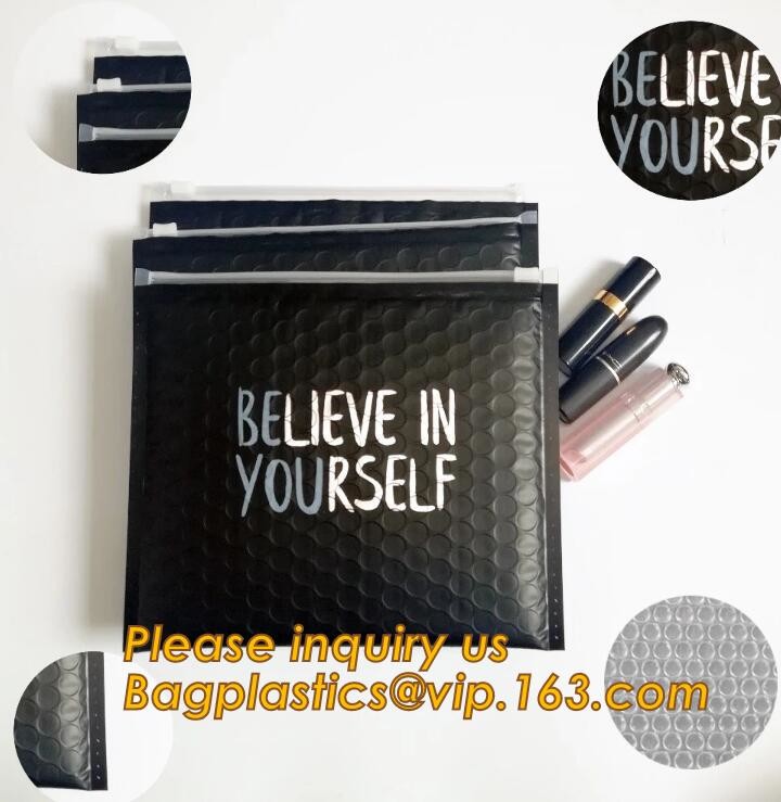 Cosmetic Pink Slider Padded Bag/Silver k Bag With Bubble,Padded Envelopes Cheap Aluminium Foil k Holographic