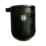 150kg Capacity Zinc Melting Crucible Round Shape Excellent Corrosion Resistance