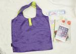 190T Polyester Shopping Bag for Advertising , Square Eco Foldable Tote Bag