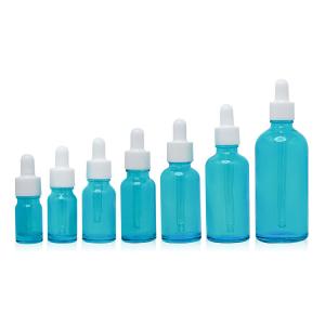 Quality Round Glass Liquid Dropper Bottle With Screw Dropper Cap wholesale