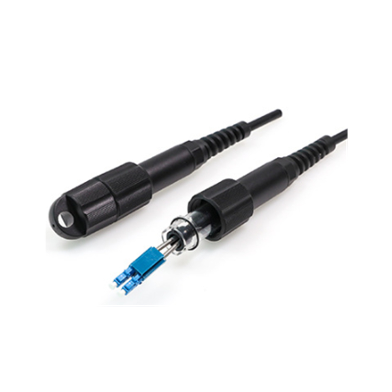LC UPC Duplex Optical Fiber Optic Waterproof Connector for FTTH PDLC IP67 PA66