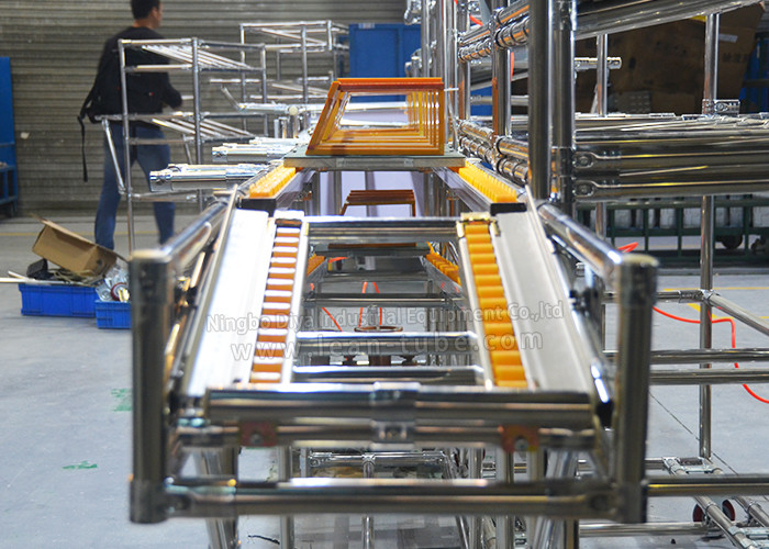 Electric Power Automated Assembly Line , Flexible Production Line For Workshop
