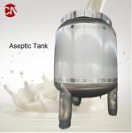 Stainless Steel Mobile Tank for Aseptic Hand Wash Liquid Milk Water Storage