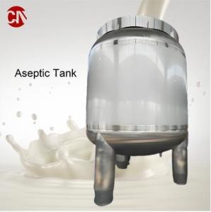 Quality Milk Water Liquid Stainless Steel Sealed Aseptic Storage Tank with CE Certification wholesale