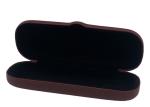 Rust Red Clamshell Slim Metal Glasses Case For Kids