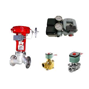 Quality China's famous Pneumatic control valve with Masoneilan SVI2-21123121 positioner and ASCO solenoid valve wholesale
