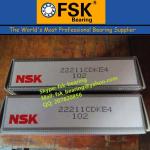 JAPAN NSK Spherical Roller Bearings 22211 CDKE4 Size 55*100*25mm