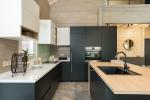 Furniture European Frameless Zhongshan Inset Pre Assembled Kitchen Cabinet