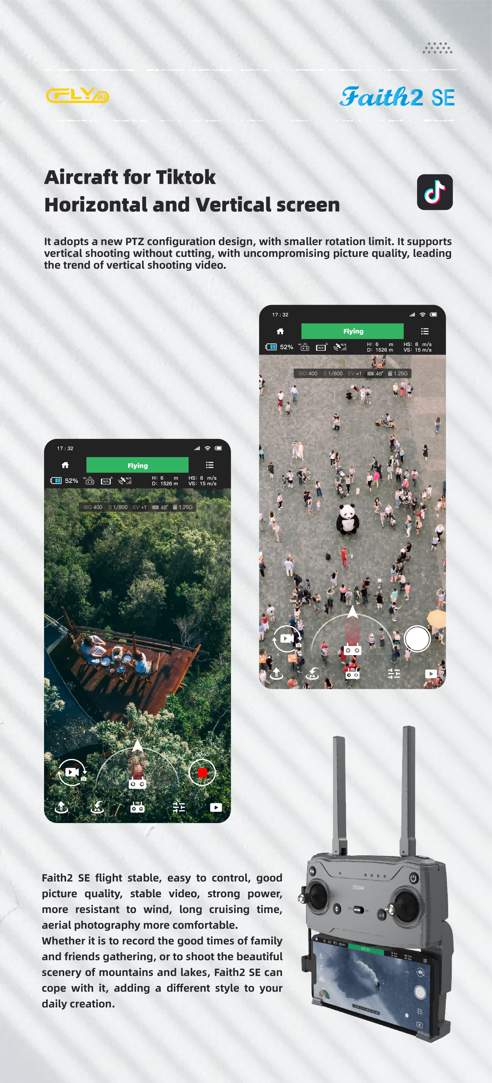 186*58*112 mm C-fly Faith 2 Se 3km Dual 4k Camera Hd Drones Brushless Radio Control Gps Obstacle Avoidance Professional Drone