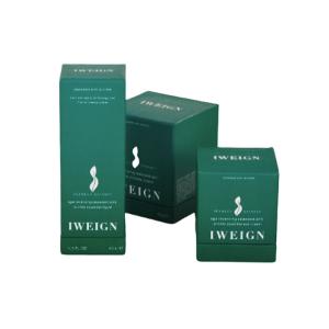 Quality Green Color Packaging Perfume Box Eco Friendly Recyclable 7x7x10cm wholesale