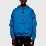 GRS 50 Cotton 50 Polyester Unisex Plain Hoodies Printed For Jogging Running