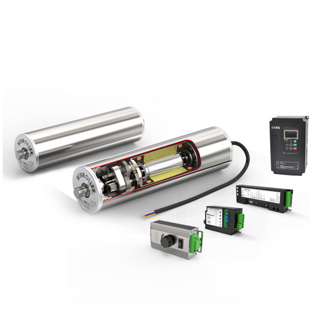 High Power Ф113 Oil-Immersed Drum Motor For Belt Conveyor Airport Check-In Conveyor