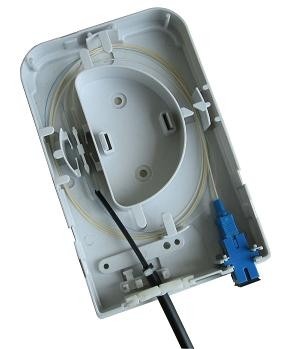 Lightweight Fiber Optic Distribution Box 205x115x35 Mm For Mini FTTx