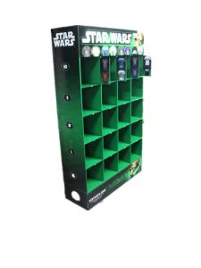 Quality Green Cardboard Clothing Display , Durable Corrugated Pallet Displays wholesale