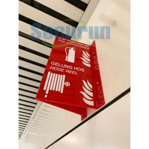 Quality Red Acrylic Photoluminescent Signage Safety Fire Extinguisher oem wholesale