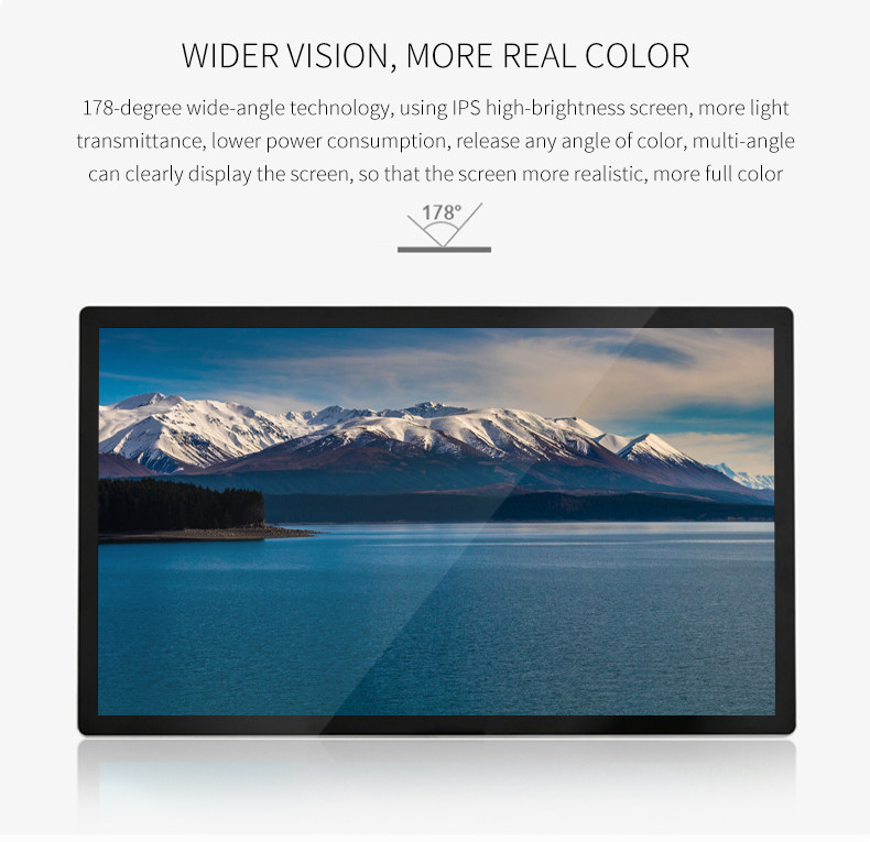 Wall Mounted Android Touch Query All In One Computer 55 Inch