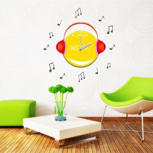Quality 25A007 Fashion High Quality Wedding Decoration Wall Sticker Clock (25 *25 cm) wholesale