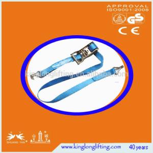 Quality High Tenacity Industrial Lifting Straps Ratchet Tie Down 1500kg Blue Color wholesale