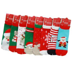 Quality Kids Funny Cotton Socks Cartoon Christmas Santa Claus Socks For Boy Girls wholesale