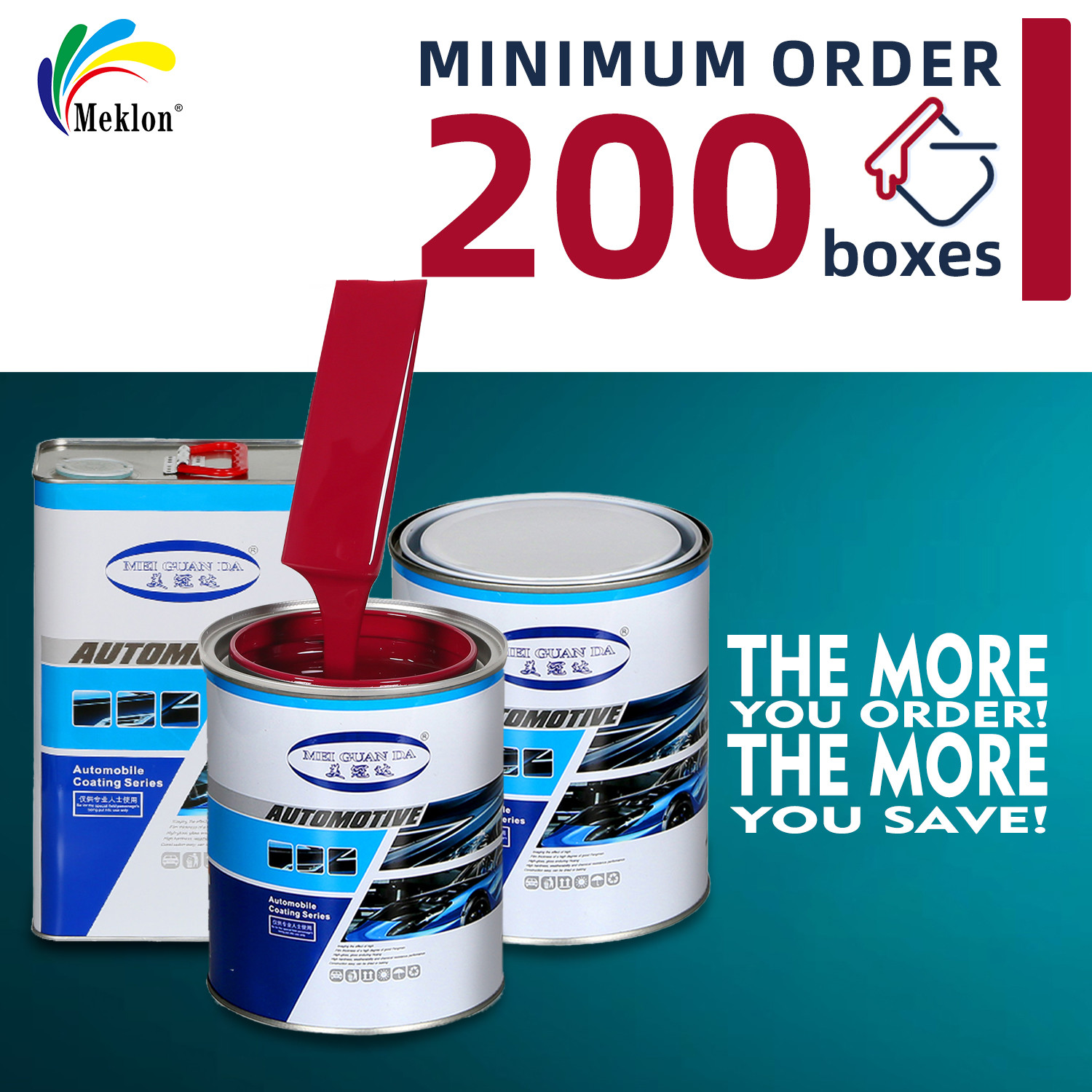 Auto Body 1K Basecoat Red Colors Crystal Coating Automotive Spray Auto Base Car Paint